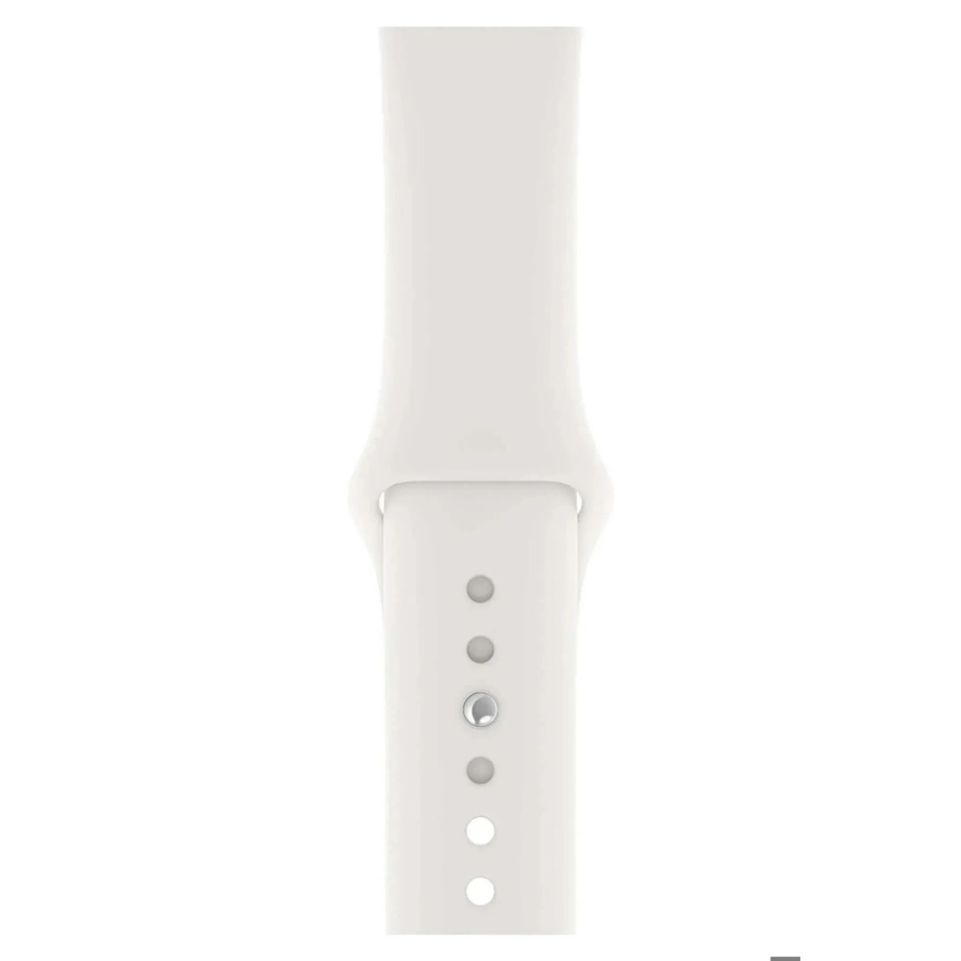 Beyaz Apple Watch Silikon Kayış