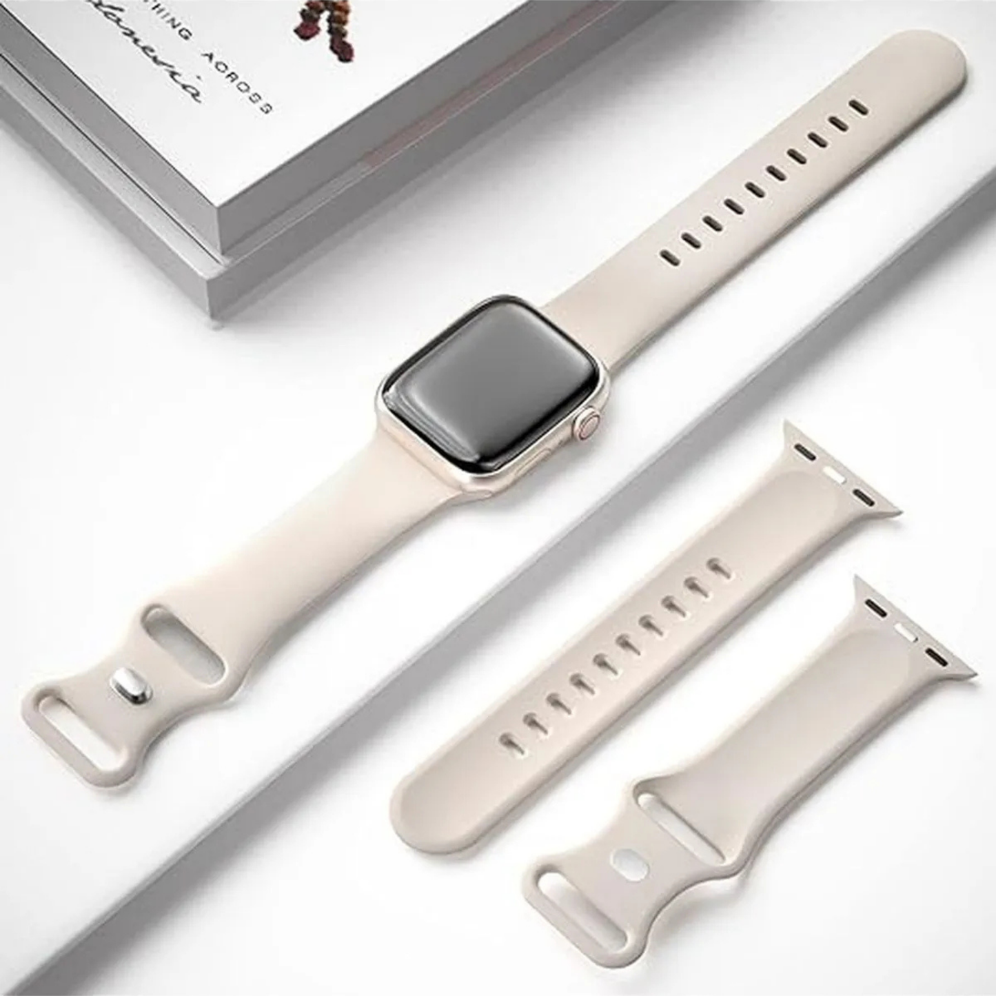 Starlight Apple Watch Silikon Kayış