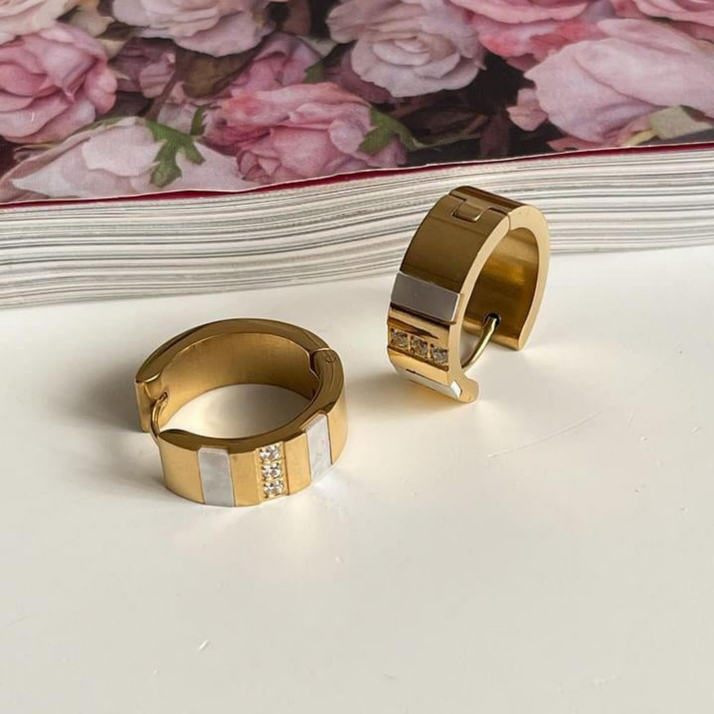 Çelik Gold Küpe