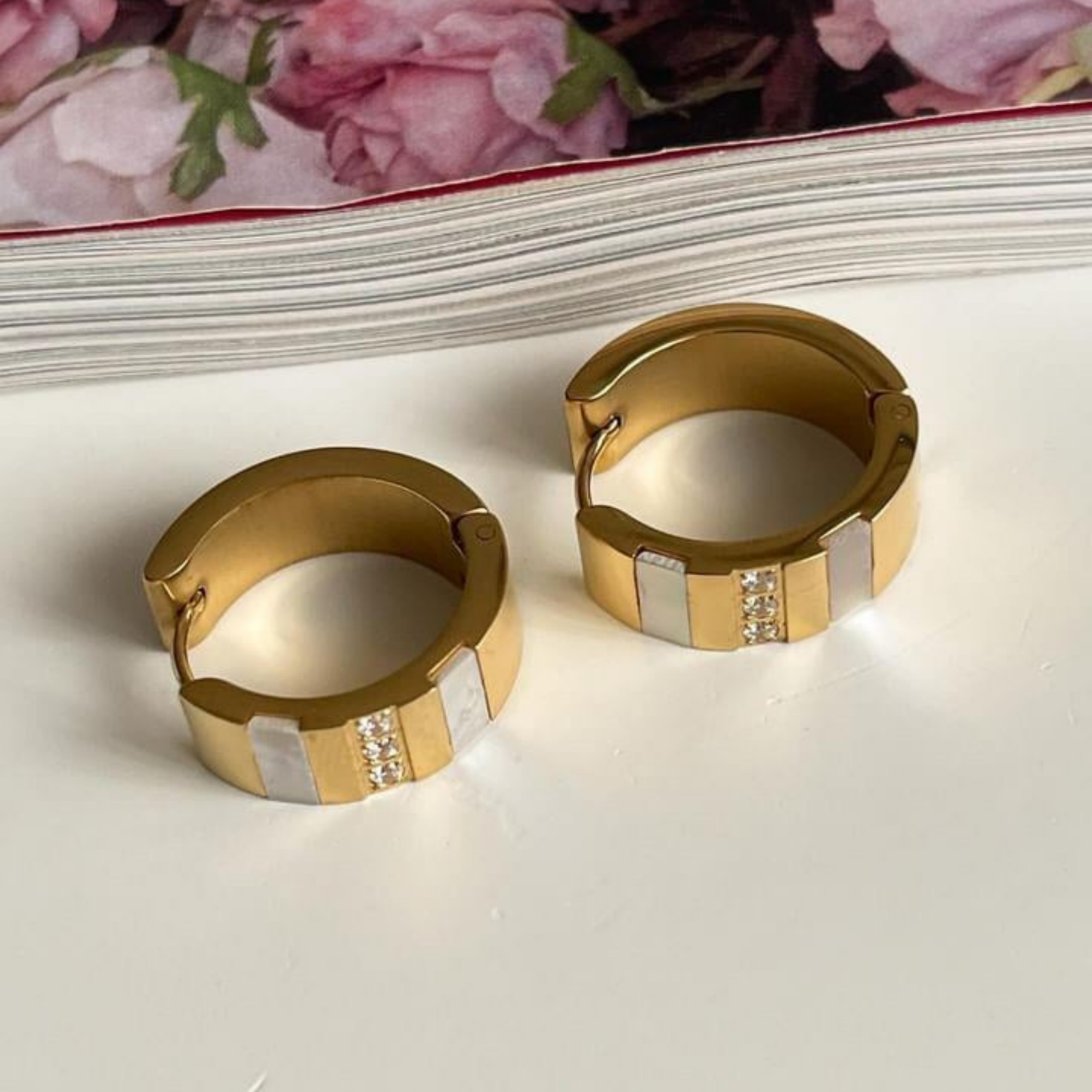 Çelik Gold Küpe