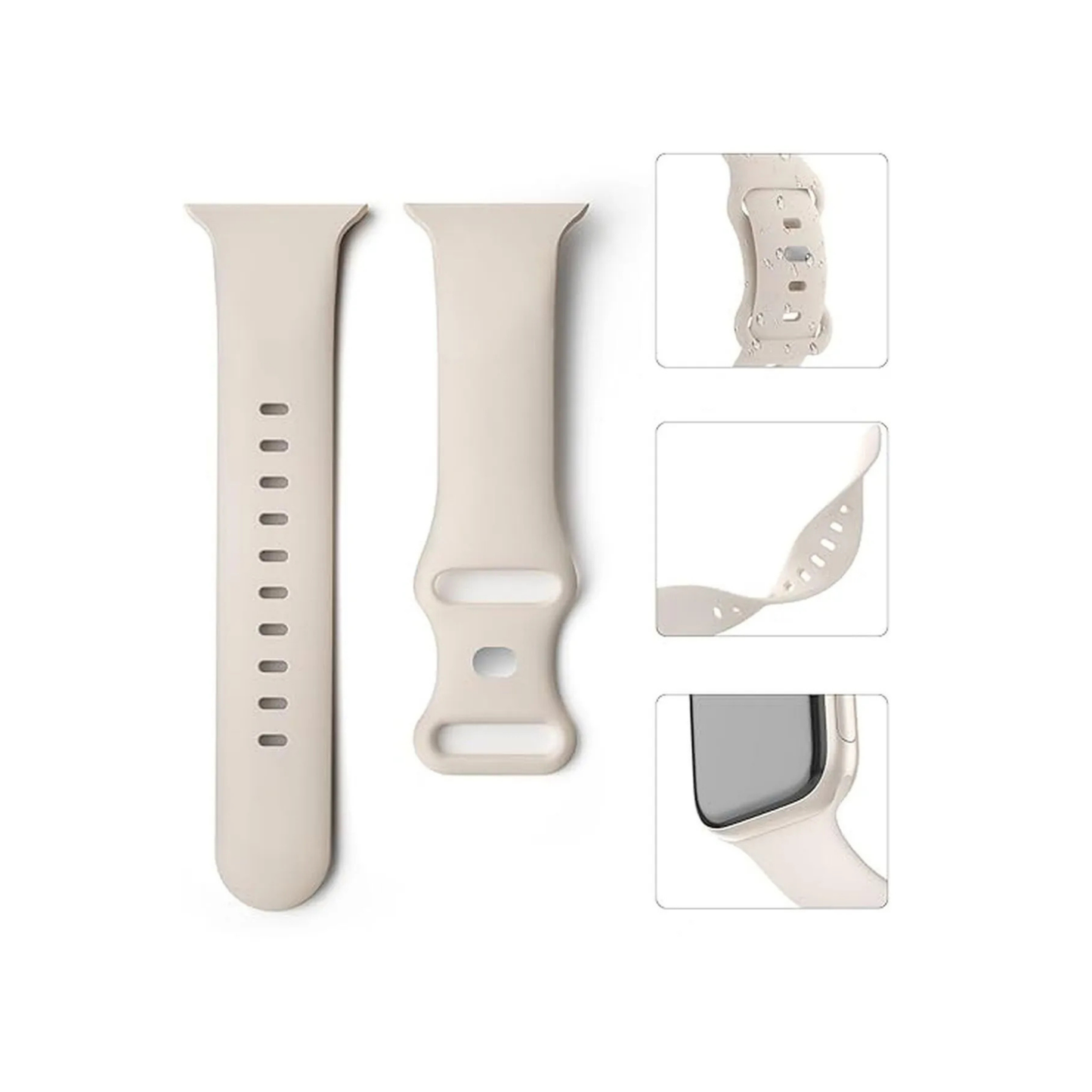 Starlight Apple Watch Silikon Kayış