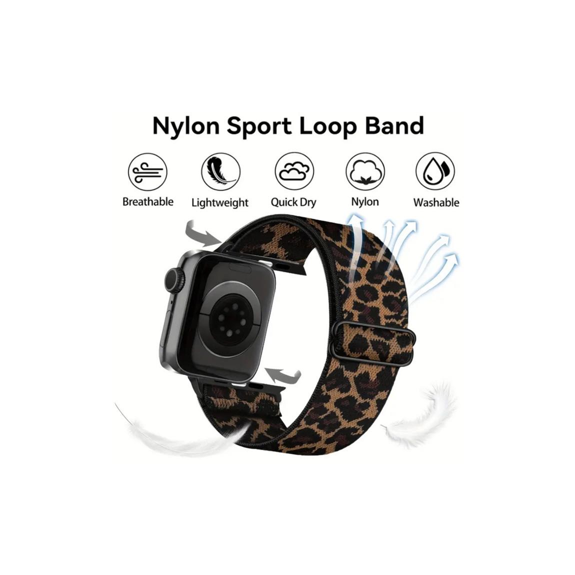 Leopar apple watch kayış